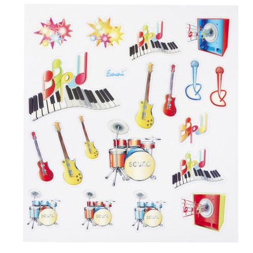 Sticker Música Moderna