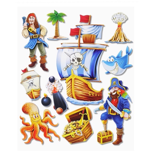 Sticker XL Piratas I