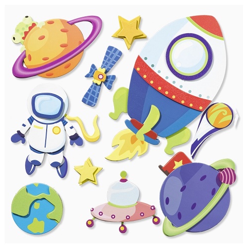 Sticker XXL 3D Universo