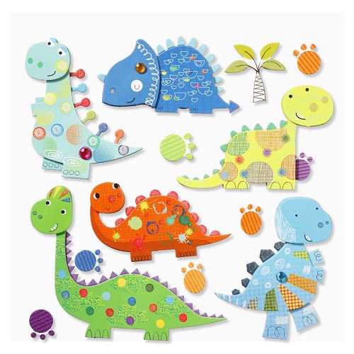Sticker XXL 3D Dinos III