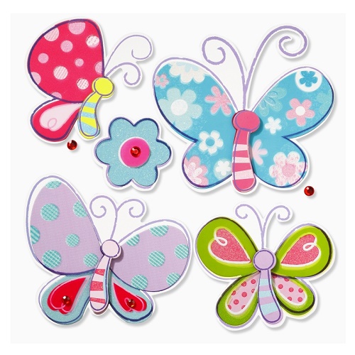Sticker XXL Borboletas III