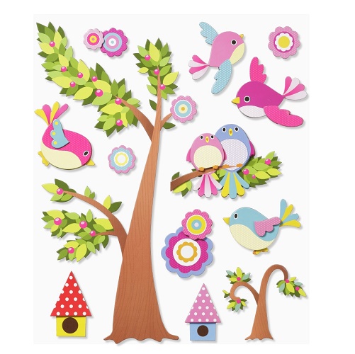 Sticker XXL Pássaros