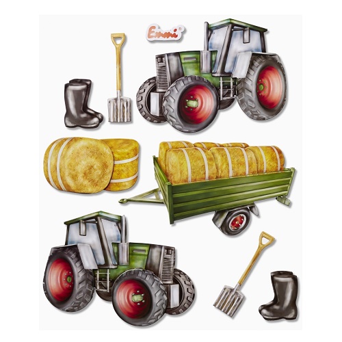 Sticker XXL 3D Tractores