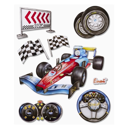 Sticker XXL 3D Formula I