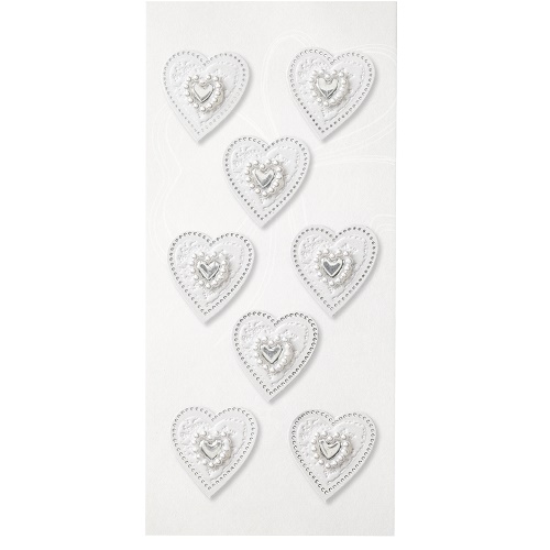 Sticker Coração Prata