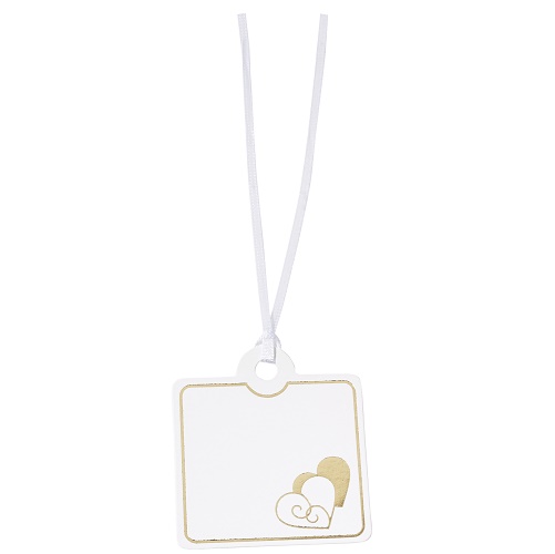 Sticker Etiqueta Coração Ouro