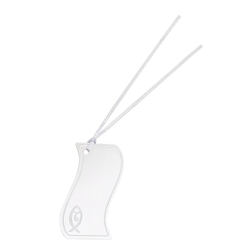 Sticker Etiqueta Ondulado Peixe Prata