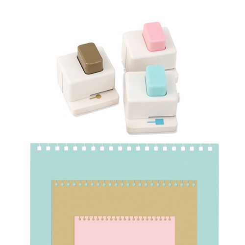 Furadores quad.de espiral para perfuradora