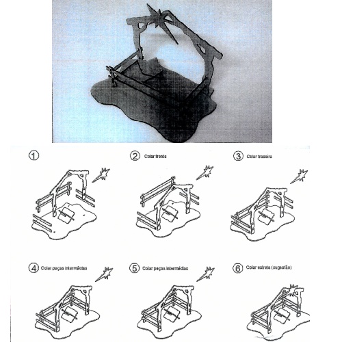 Presépio Para Montar em MDF