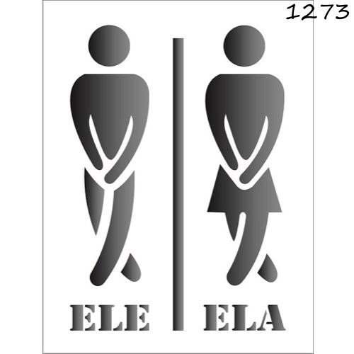 Stencil 32x42 Banheiro