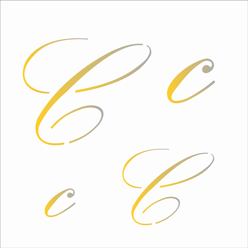 Stencil 14x14 Manuscrito C