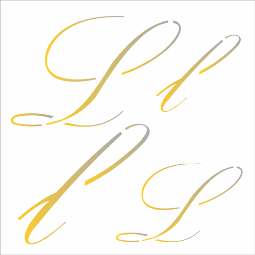 Stencil 14x14 Manuscrito L