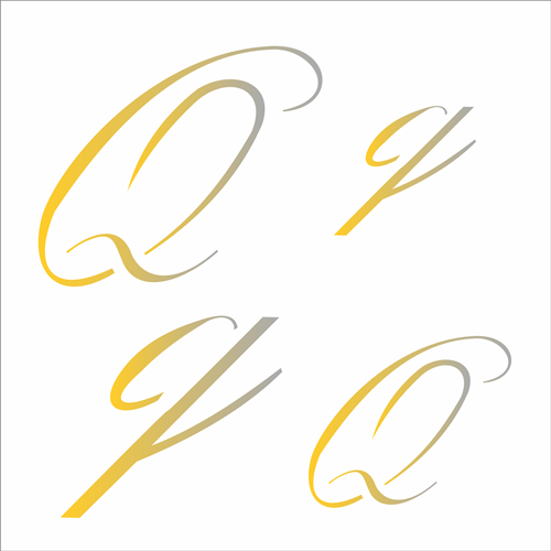 Stencil 14x14 Manuscrito Q