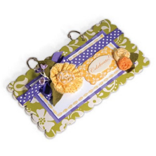 Sizzix Bigz XL Die - Album, Scallop Rectangle