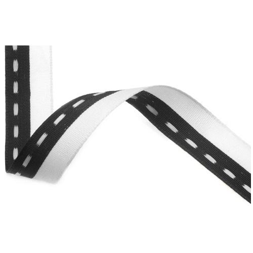 Fitas 20mt Sinimbu Pesponto Preto e Branco