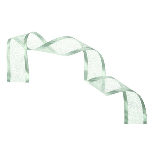 Fitas 20mt Sinimbu Organza Verde Agua