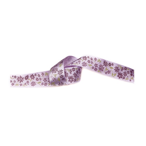 Fitas 20mt Sinimbu Flores Fundo Lilás