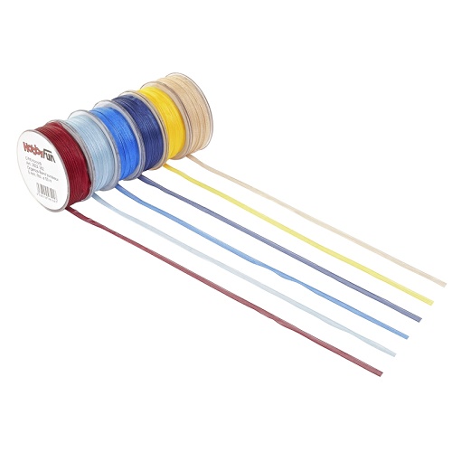 Fita de Organza 10mmx50mt Amarelo