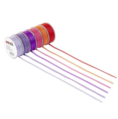 Fita Organza 5mmx50mt Laranja