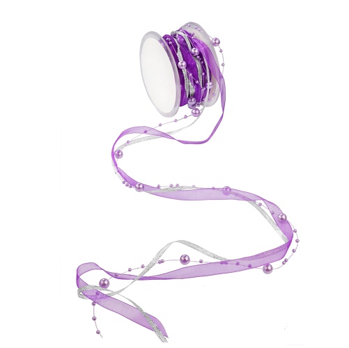 Fita 10mt Perolas Roxo