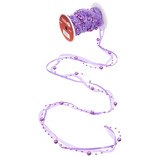 Fita 10mt Pérolas Lilás