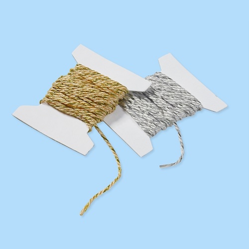 Cordel 2,70mt Creme/Ouro