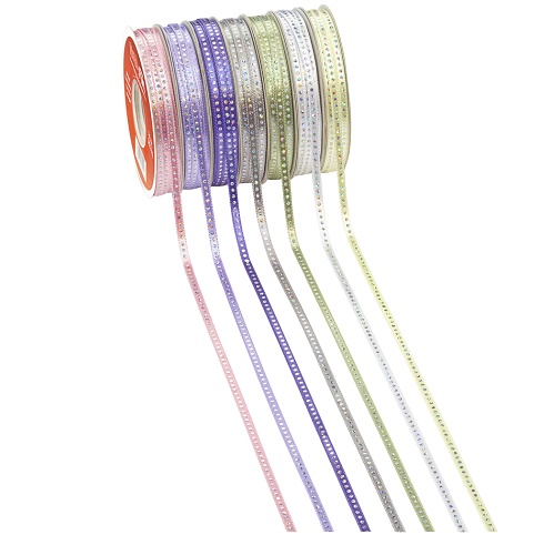 Fita 6mmx25mt Pontos Brilhantes Violeta