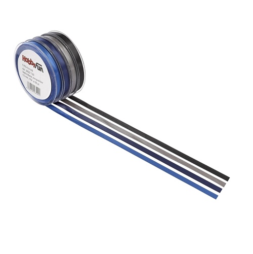 Fita 3mmx50mt Cetim Azul Escur Navy