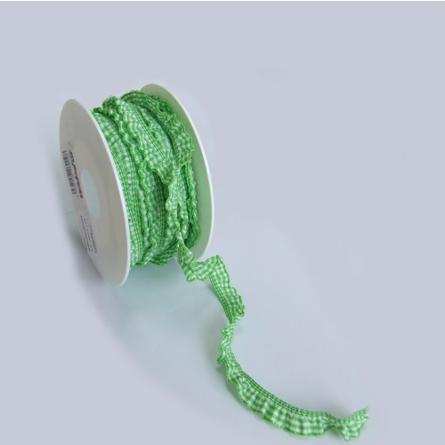 Fita 10mmx10mt Folhos Verde Claro