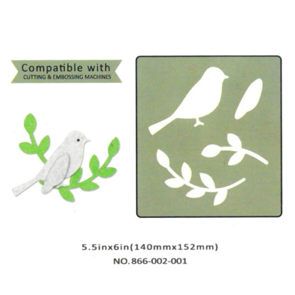 Cortante EVA Tecido Flower 1 Bird