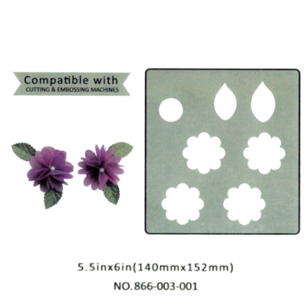 Cortante EVA Tecido Flower 2