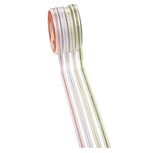 Fita 3mmx25mt Verde Pontos Brilhantes