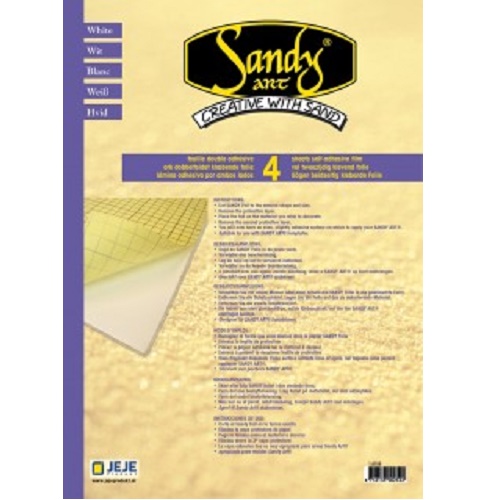 Papel para Areias A4 Fundo Branco 4 Folhas