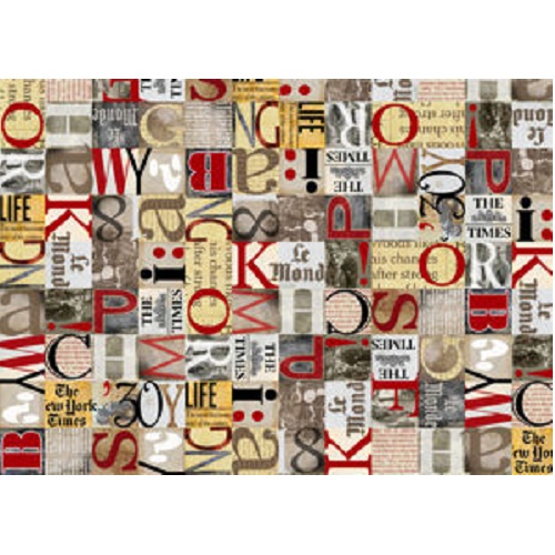 Papel Cartonado 70x50 Alfabeto