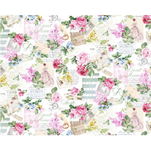 Papel Cartonado 70x50 Flores