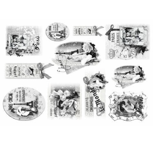 Papel de Arroz 35x50 Paris Retro