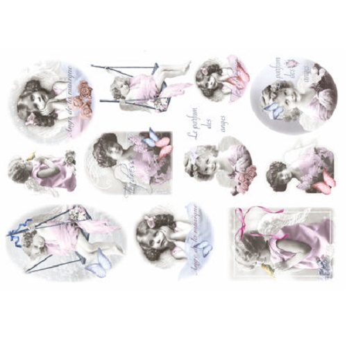 Papel de Arroz 35x50 Piccoli Angeli