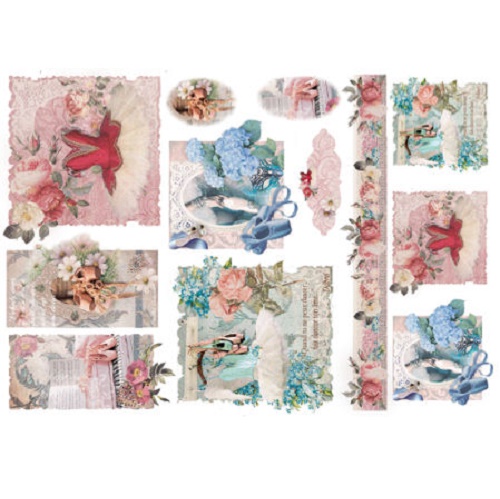 Papel de Arroz 35x50 Ballet
