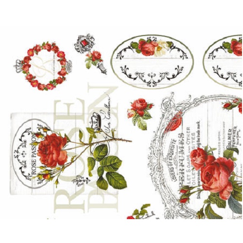 Papel de Arroz 35x50 Roses