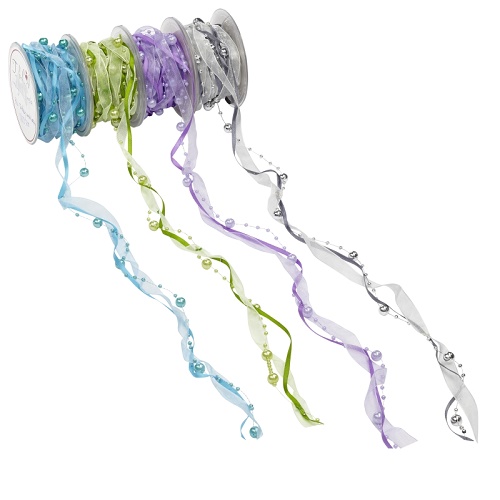 Fita 10mt Pérolas Turqueza