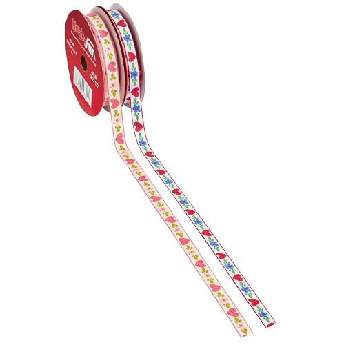 Fita Corações Rosa