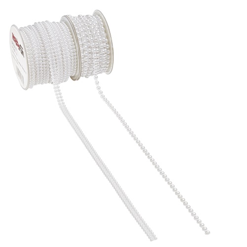 Fita 10mt Design III Pérola Branca 2 Tiras