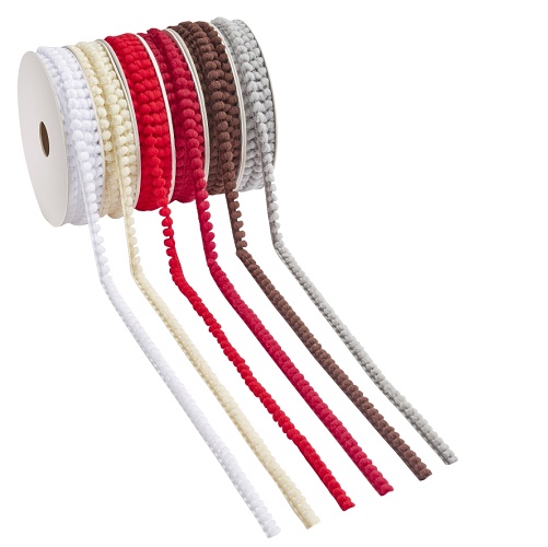 Fita 10mt Pompom Bordeaux