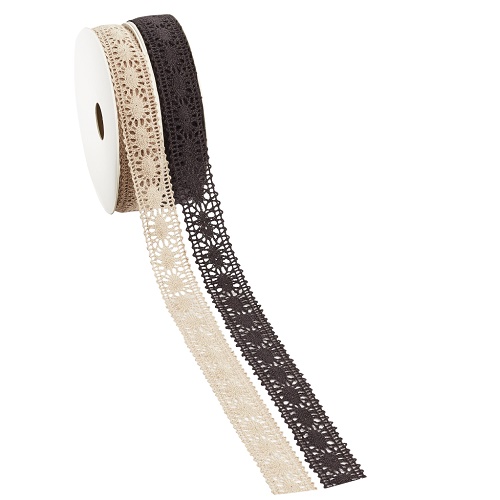 Fita 25mmx20mt Renda Preto