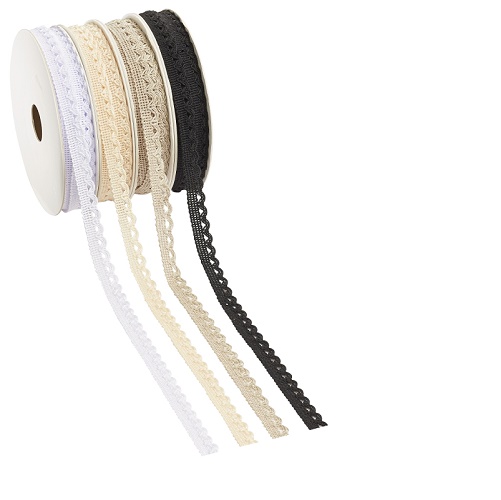 Fita 12mmx20mt Renda Preta