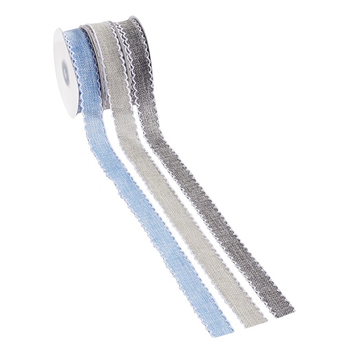 Fita 23mmx10mt Linho Azul