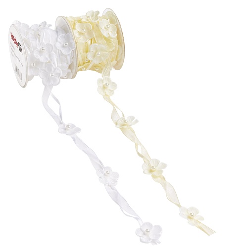 Fita 5mt Flor Branca