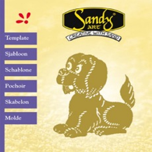 Stencil Metálico Cão