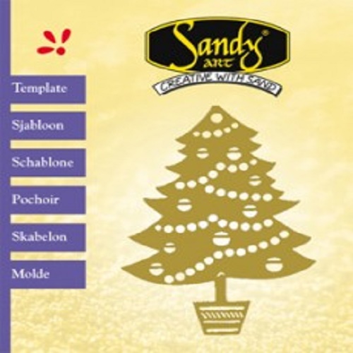 Stencil Metálico Árvore Natal