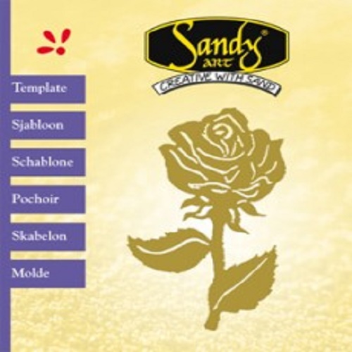 Stencil Metálico Flor